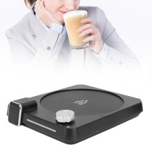 Schwarzer Kaffeebecherwärmer, 9-Temperaturstufen, 12,8  15,3 cm