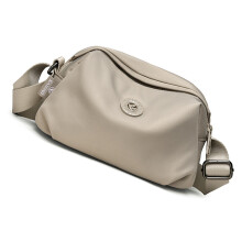 Oxfords stoffen schoudertas Praktische crossbodytas-Khaki
