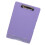 Tragbare Dokumenten-Organizer-Box mit Klemmbrett und-Lila 1
