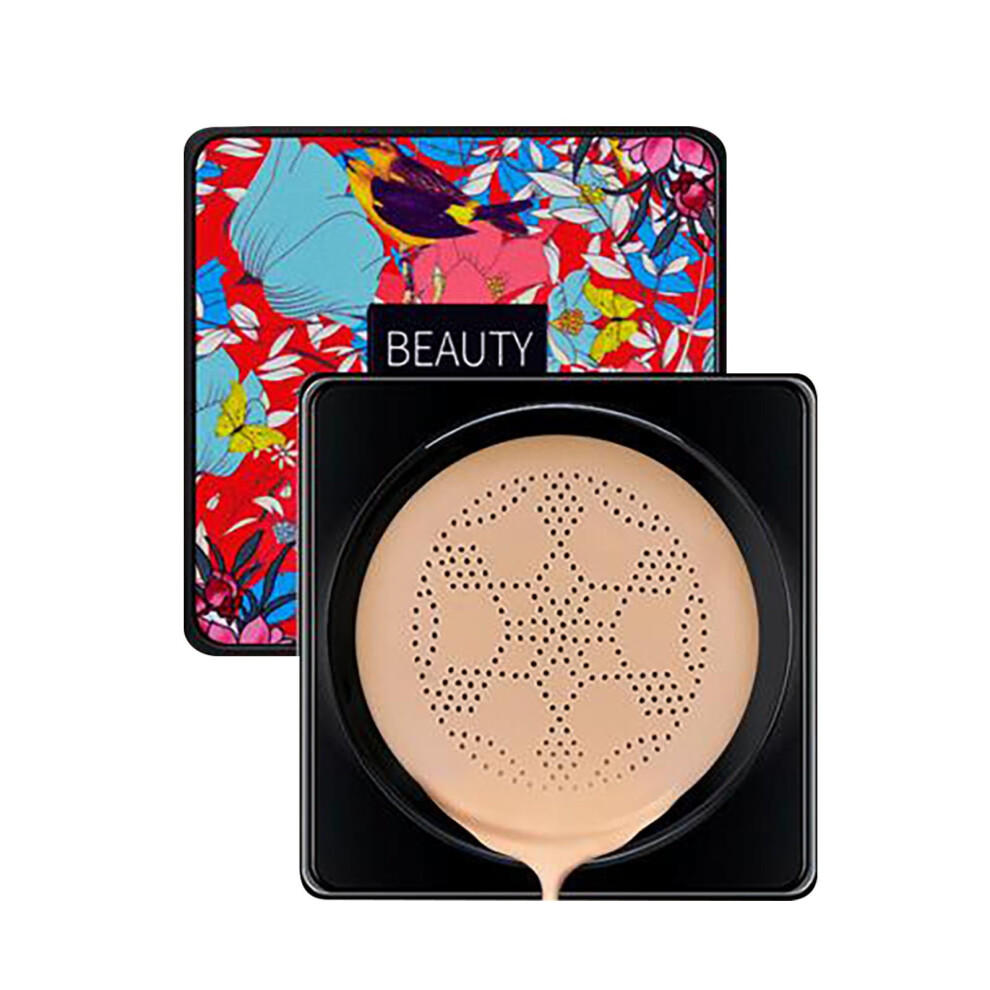(Multicolor) Cushion B.B Cream Brightens Concealer+Mushroom Sponge