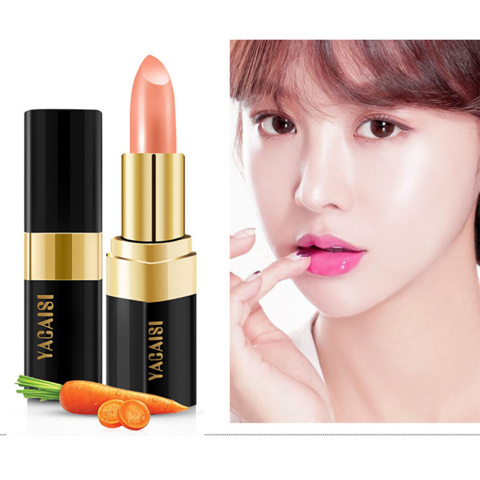 (Multicolor) Lip Balm Jelly Lipstick Non-Fading Non-Stick Cup Moisturizing And Discoloring