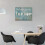 Ocean Beach Canvas Wall Art 16x12 in 3