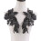 Sequins Floral Embellishment Patch For Evening Gown And-Grey 1