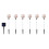 Plastic Pathway Light Solar Deck Lamp-3 1