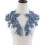 Sewing Embellishment With 3D Floral Design For-light light blue 1