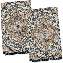 Boho blommiga kökshanddukar 45x61 cm set med 2