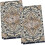 Σετ 2 πετσετών κουζίνας σε στυλ boho floral 18x26 ιντσών 1