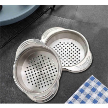 Rostfritt stålburkfilter med dubbla öron