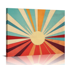 Bauhaus Sunburst -seinätaulu