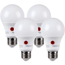 Lâmpada LED A19 com sensor crepuscular e soquete E26 de 9W
