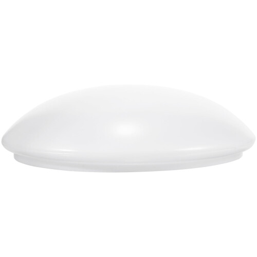 Abajur de teto em formato de cúpula de plástico branco