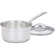 Stainless Steel Saucepan with Lid 1.5 Quart