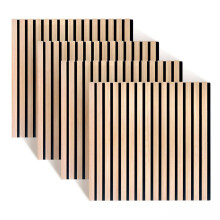 Acoustic Wall Panels, 60x60cm, Set of 4, Wood Veneer