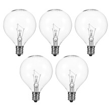 Lâmpada para aquecedor de cera E12 de 25 W, pacote com 5 unidades