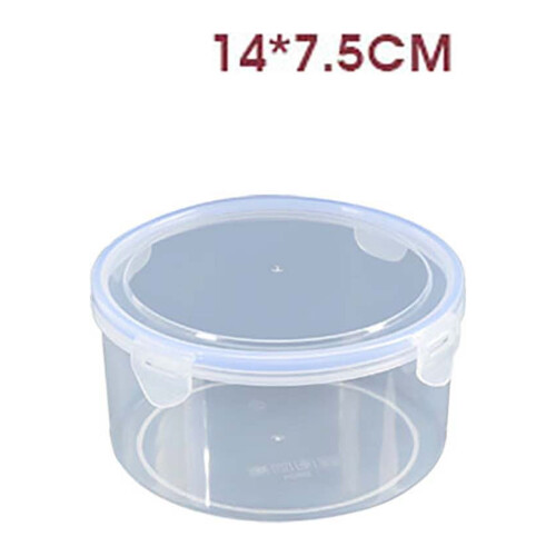 Round PP Airtight Storage Jar, Clear 1