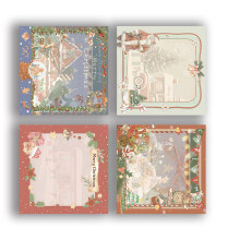 Adhesive Christmas Pattern Themed Stick Note-Merry Christmas