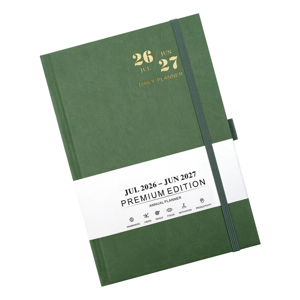 2026-2027 Daily Planner Jul.2026-Jun.2027 Pu Academic- Green 7751001426063