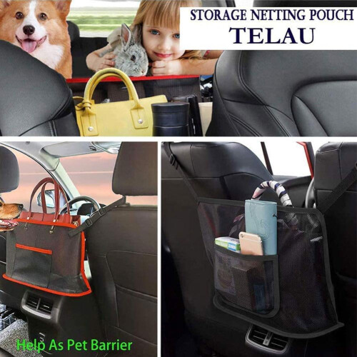 Car Mesh Storage Pouch for Front Seat 2