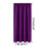 Purple Polyester Blackout Curtains 53.9x41.7 in, 3