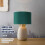 Green Cloth Table Lamp Shade 2