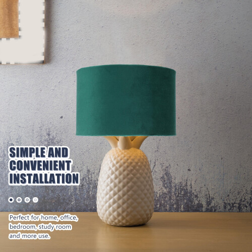 Green Cloth Table Lamp Shade 1