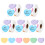 2500Pieces Assorted Color Heart Shape Sticker Gift-2.5cm 1