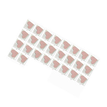 26Pcs Heart Corner Page Book Marker PU Leather Corner-Pink