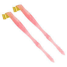 2Pcs Retro Calligraphy Dip Pen Holder with Adjustable-Red