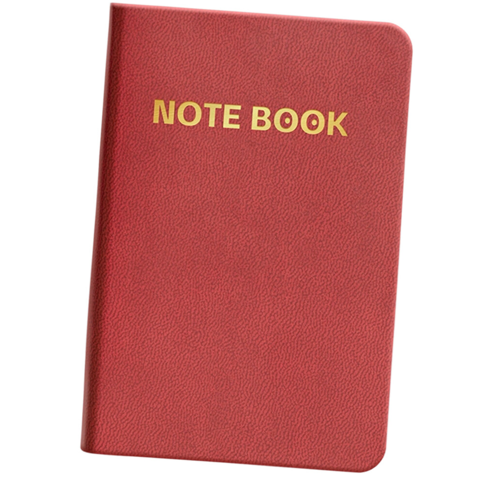 Pocket Size Notebook With 196 Pages Ribbon Bookmarks For- Red 7751001426315