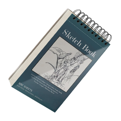 Artist Sketchbook Twin Wire Binding Drawing Pad 100 Sheets