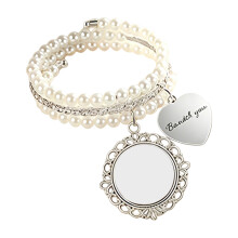 Lovely Pearls Accented Lace Bracelet Dainty Jewelry Item-piece