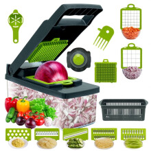 Picador de legumes 14 em 1 com recipiente