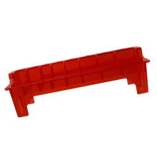 Professionele tondeuse met 8 sleuven Bewakingsdoos-Rood