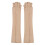 Lange Kompressionshandschuhe mit Halbfinger-Design Yellow 1