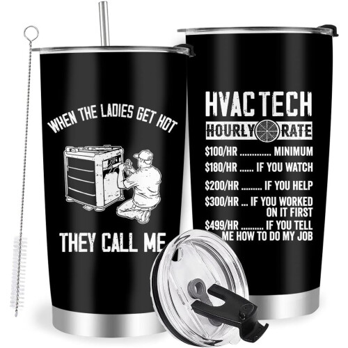 Ποτήρι Τεχνικού HVAC 20oz από Μονωμένο Ανοξείδωτο Ατσάλι