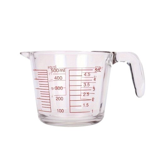 Borosilicate Glass Measuring Cup 500ml