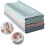 EASTIN Pacote com 3 Panos de Limpeza de Microfibra Sem Manchas 1