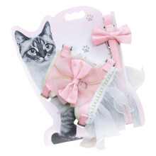 Collier pour petits chats, laisses pour animaux de-rose M