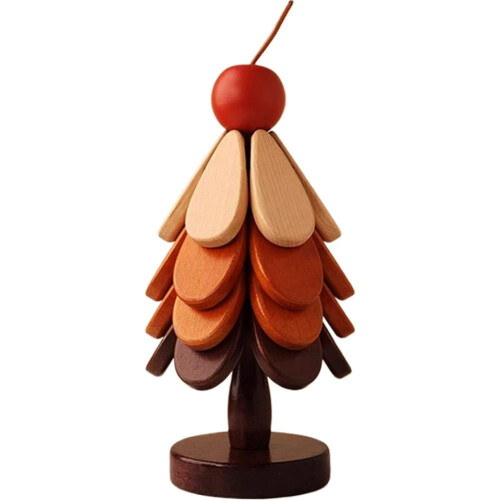 Ensemble de 4 dessous de plat en bois en forme d'arbre