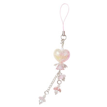 Lanière de téléphone portable en acrylique résistante avec-Rose