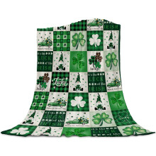 Shamrock Flanellen Fleece Plaid 40x50 inch Groen Geruit