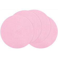 Round Braided Placemats Set of 6, 15 Inch