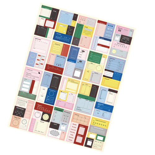 Stick Note Heldere kleur Scheurbestendige-Tijdplanning
