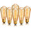 Edison ST64 Bulbs 60W 6-Pack E26 2200K Dimmable 1