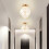 Kristallen halfverzonken plafondlamp modern, 1 stuk 1
