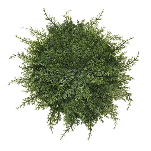 Σουπλά από ψεύτικο κέδρο, στρογγυλά, Cedar Greenery2025