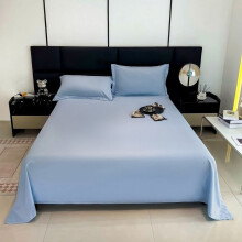 Kingsize plat hoeslaken van geborstelde microvezel, 86,6 x 90,6 inch
