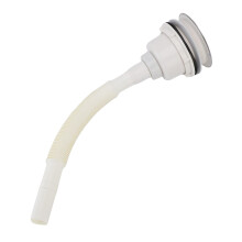 Friseursalon-Becken-Abflussstopfen-Set 70 cm langer weißer Schlauch