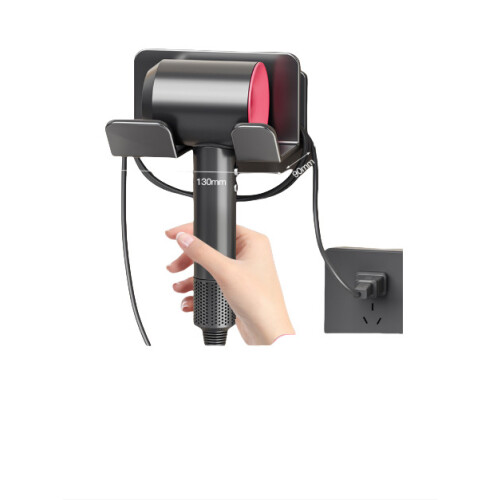 Dyson Hårtørrerholder, Aluminium Vægmontering Grey