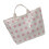 Large Capacity PVC Beach Bag With Dot Design Travel Work-Pink 1